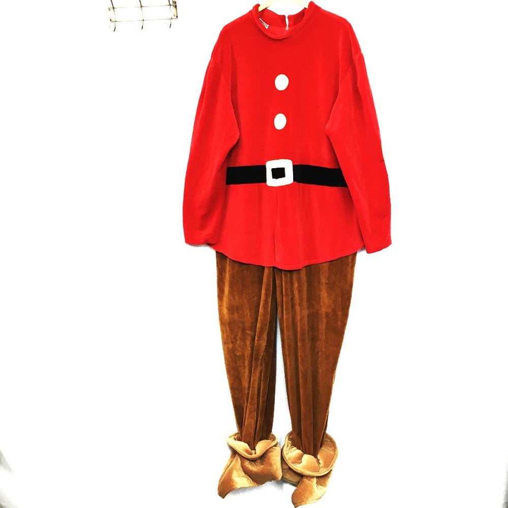 Disney Grumpy Dwarf One Piece Large Jumpsuit Costume Vtg